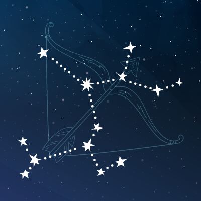 The zodiac sign Sagittarius