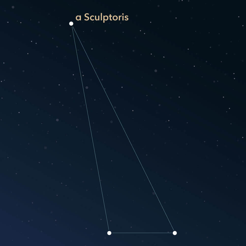 The constellation Sculptor