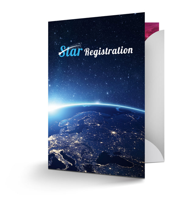 Star Registration Presentation Folder